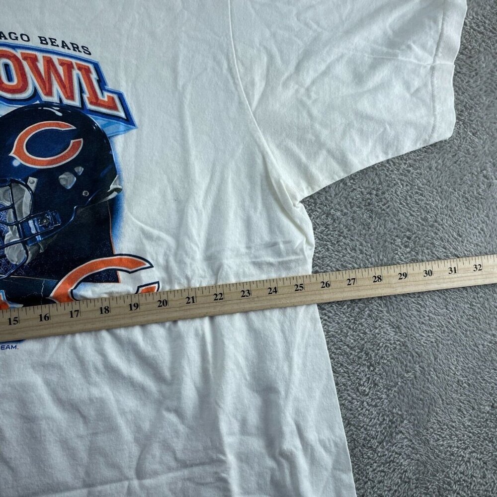 Vintage Reebok Super Bowl XLI Indianapolis Vs Chicago Bears White Size XL 5821 - Picture 4 of 8